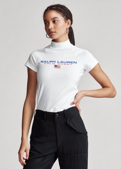 Women's Polo Ralph Lauren Polo Sport Cropped T Shirts | 165794XKH